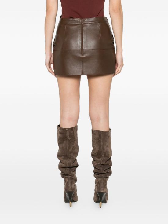 26SS 파로쉬 숏 스커트 D630603MACIOCK26008 BROWN - PAROSH