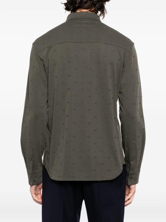 26SS 엠포리오 아르마니 긴팔 셔츠 EM005446AF10762F8248 GREY - EMPORIO ARMANI