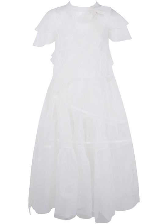 26SS 시몬로샤 미디 원피스 7459H0360 IVORY WHITE