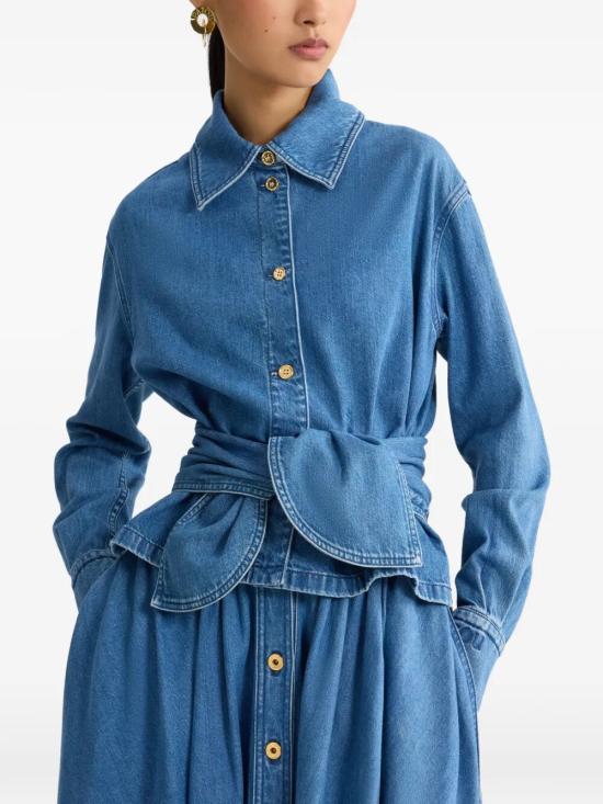 26SS 파투 셔츠 BL0620224 640B BLUE - PATOU