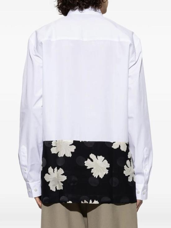 26SS 드리스 반 노튼 긴팔 셔츠 2610207143314 001 WHITE - DRIES VAN NOTEN