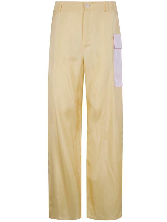 26SS 마르니 스트레이트 팬츠 PAMA0637Q0UTVA53 00Y16 YELLOW ORANGE