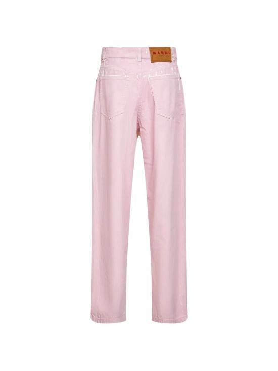 26SS 마르니 스트레이트 팬츠 PAJD0563A1USCY64 PRC13 PINK PURPLE - MARNI