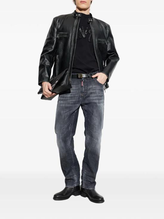 26SS 디스퀘어드2 스트레이트 팬츠 S74LB1911S30357 900 BLACK - DSQUARED2