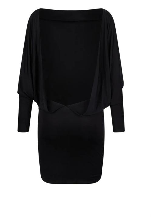 26SS 디스퀘어드2 미디 원피스 S75CV0984D20110 900 BLACK - DSQUARED2