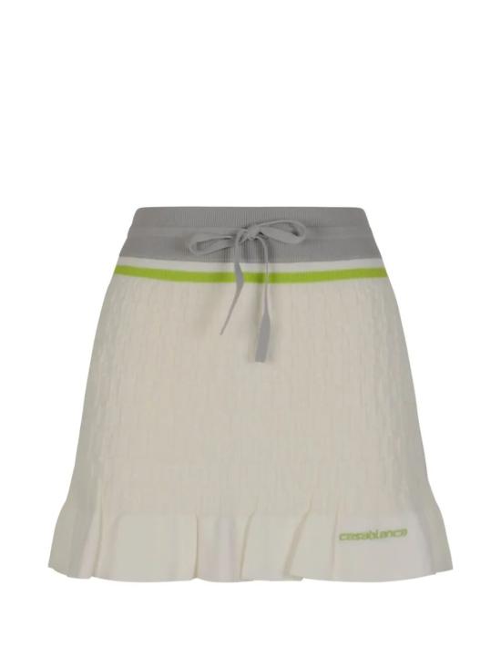 26SS 카사블랑카 미디 스커트 WSP26KW124801 WHITE