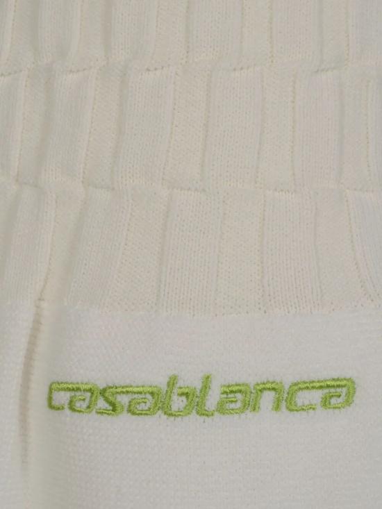 26SS 카사블랑카 미디 스커트 WSP26KW124801 WHITE - CASABLANCA