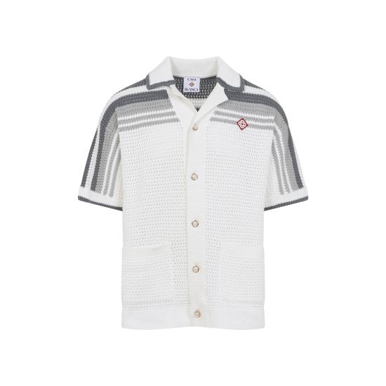 26SS 카사블랑카 긴팔 셔츠 MSP26KW93301 WHITE - CASABLANCA