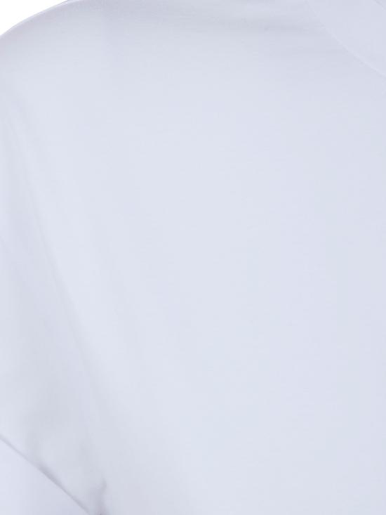 26SS 브루넬로 쿠치넬리 콘트라스트 트림 코튼 티셔츠 M0T18BD200098 C159 WHITE - BRUNELLO CUCINELLI