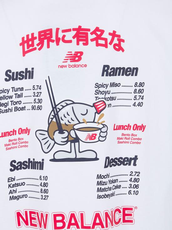 26SS 뉴발란스 반팔 티셔츠 MT61H51DWT WHITE - NEW BALANCE