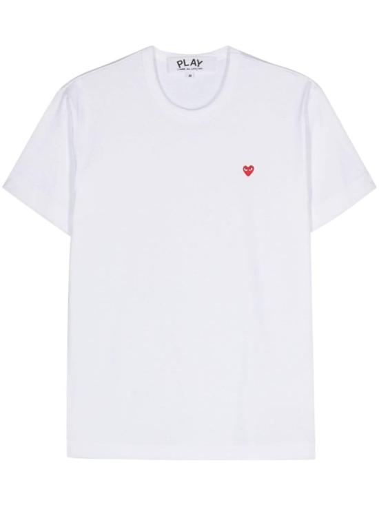 25FW 꼼데가르송 반팔 티셔츠 AXT304051 WHITE