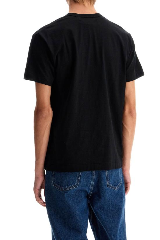 25FW 꼼데가르송 반팔 티셔츠 AXT108051 BLACK - COMME DES GARCONS
