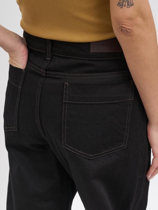 26SS 르메르 스트레이트 팬츠 NPA1264LD1055BK999 BLACK - LEMAIRE