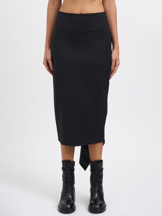 25FW 더 레이티스트 롱 스커트 MTLWC9001W0206ABTPT0002 BLACK