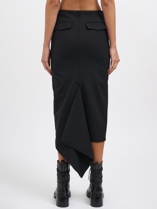 25FW 더 레이티스트 롱 스커트 MTLWC9001W0206ABTPT0002 BLACK - THE LATEST