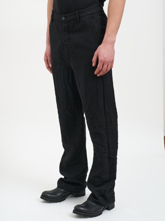 25FW 포에메 보헤미안 스트레이트 팬츠 MPT44T50799 BLACK - POEME BOHEMIEN