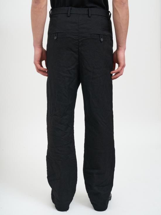 25FW 포에메 보헤미안 스트레이트 팬츠 MPT44T50799 BLACK - POEME BOHEMIEN