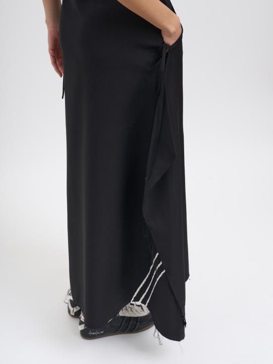 26SS 와이쓰리 롱 스커트 NKF1191 BLACK - Y-3