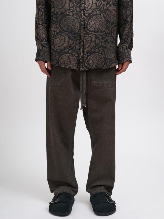 26SS 우마 왕 스트레이트 팬츠 NUM3530UW860 GREY - UMA WANG