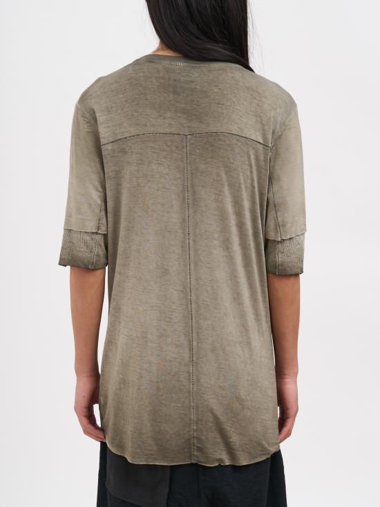 26SS 톰크롬 반팔 티셔츠 NMTS940COLDOLIVE GREEN - THOM KROM