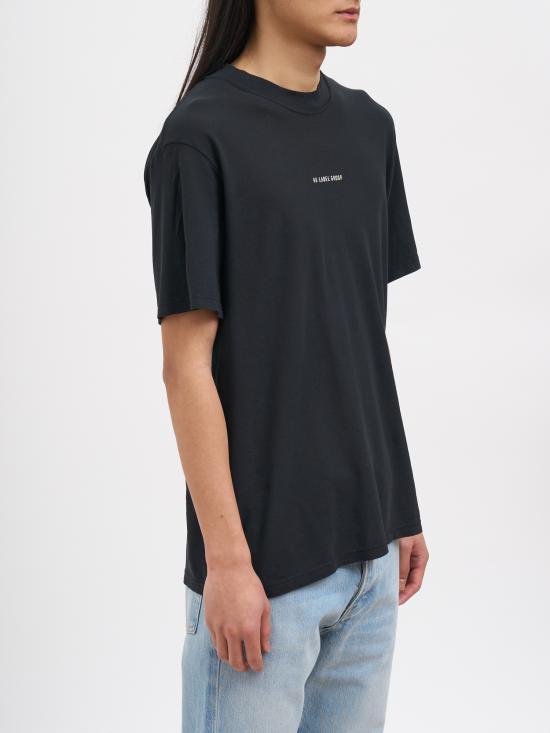 26SS 44레이블 반팔 티셔츠 NB0030653FA725P750 BLACK - 44 LABEL