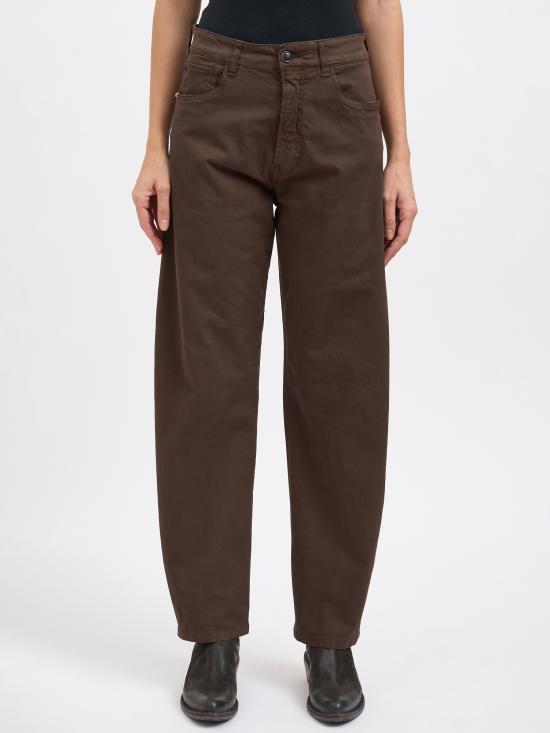 25FW 화이트샌드 스트레이트 팬츠 M25WSD0419081 BROWN