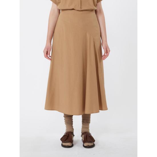 26SS 위켄드막스마라 롱 스커트 2615101042600010 TOBACCO