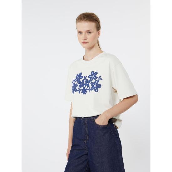 26SS 위켄드막스마라 반팔 티셔츠 2615941112600003 BEIGE - WEEKEND MAX MARA