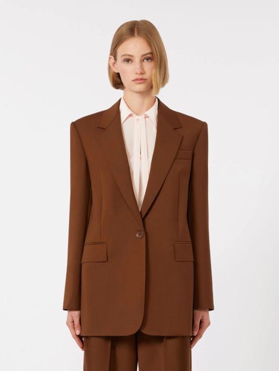 26SS 막스마라 스튜디오 자켓 2616041051600003 CHOCOLATE - MAX MARA STUDIO