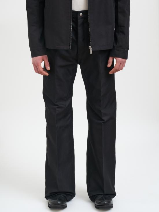 26SS 릭 오웬스 스트레이트 팬츠 NRU01F2333CDU09 BLACK - RICK OWENS