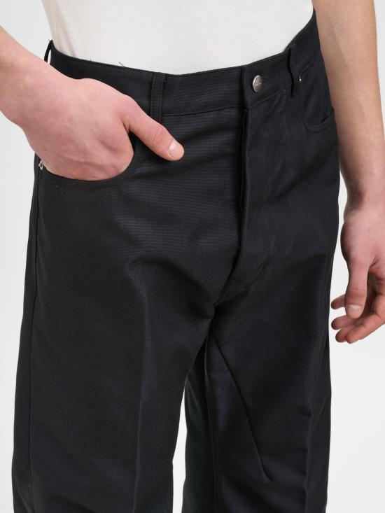 26SS 릭 오웬스 스트레이트 팬츠 NRU01F2333CDU09 BLACK - RICK OWENS