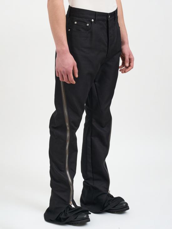 26SS 릭 오웬스 스트레이트 팬츠 NRU01F2343CDU09 BLACK - RICK OWENS