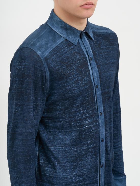 26SS 아방도이 긴팔 셔츠 N226SU4502JLIVHV00057 BLUE - AVANT TOI