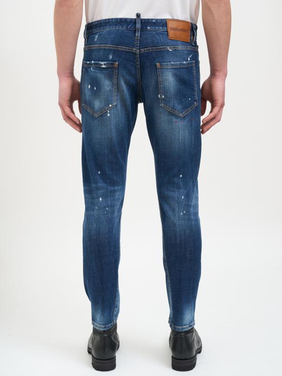 26SS 디스퀘어드2 스트레이트 팬츠 NS74LB1874S30664470 BLUE - DSQUARED2
