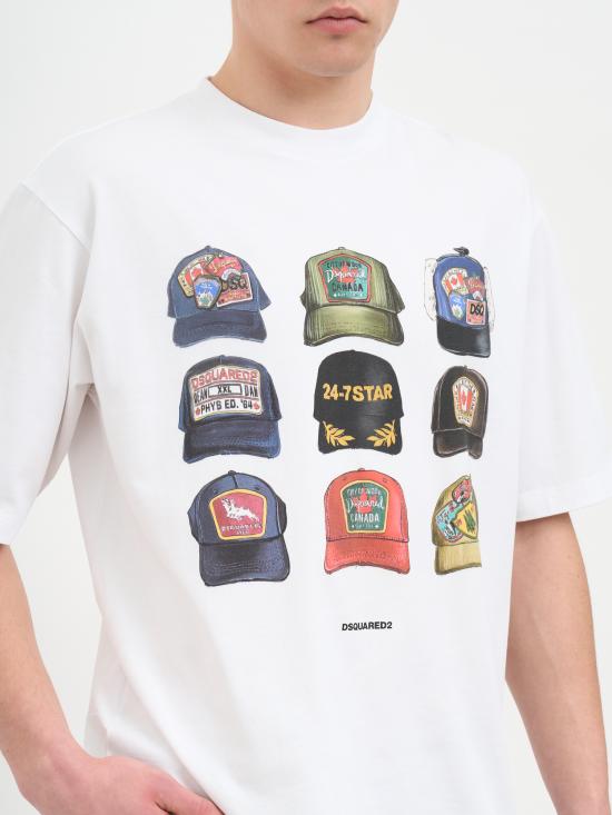 26SS 디스퀘어드2 반팔 티셔츠 NS78GD0112D20033100 WHITE - DSQUARED2