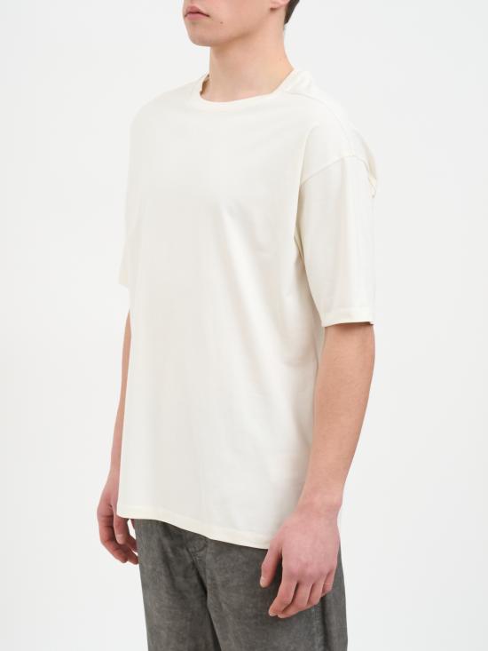 26SS 톰크롬 반팔 티셔츠 NMTS936CREAM - THOM KROM