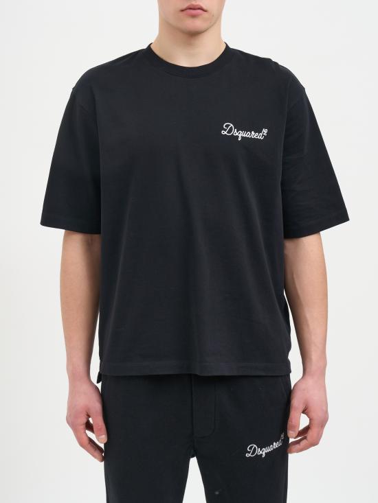 26SS 디스퀘어드2 반팔 티셔츠 NS74GD1525D20106900 BLACK