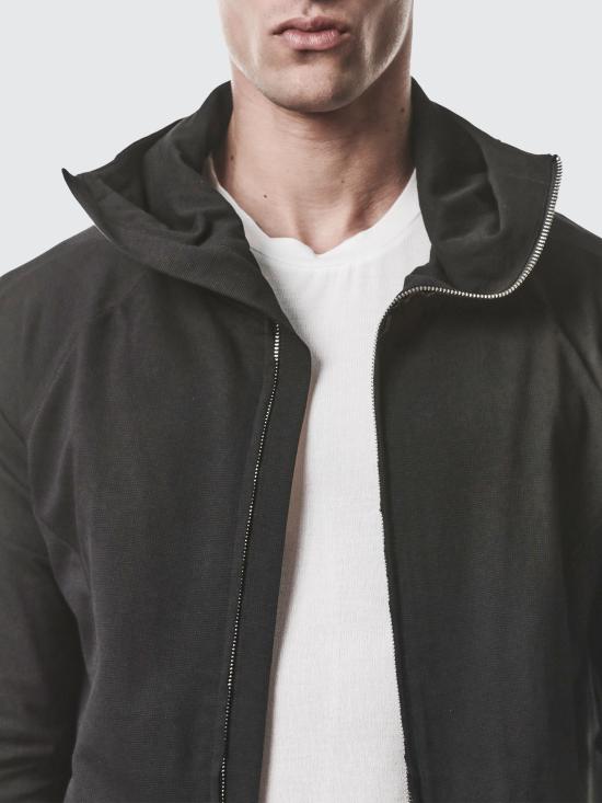 26SS 톰크롬 후드 티셔츠 NMSJ694BLACK - THOM KROM