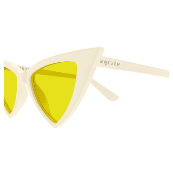  알렉산더 맥퀸 선글라스 AM0518S 005 Ivory - ALEXANDER MCQUEEN
