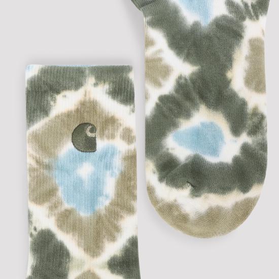 26SS 칼하트 WIP 양말 I0363393QPXX06 LEATHER TOURMALINE DOLLAR GREEN - CARHARTT WIP