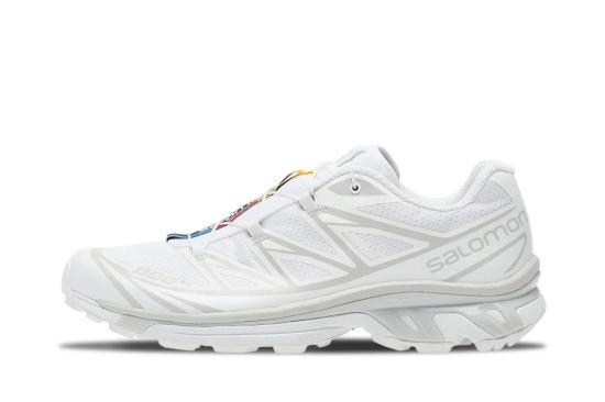 26SS 살로몬 XT-6 스니커즈 L41252900 WHI WHI LUN WHITE WHITE LUNAR ROCK