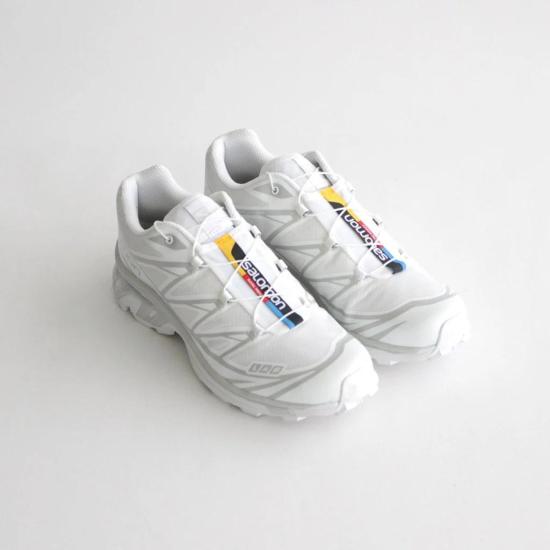 26SS 살로몬 XT-6 스니커즈 L41252900 WHI WHI LUN WHITE WHITE LUNAR ROCK - SALOMON