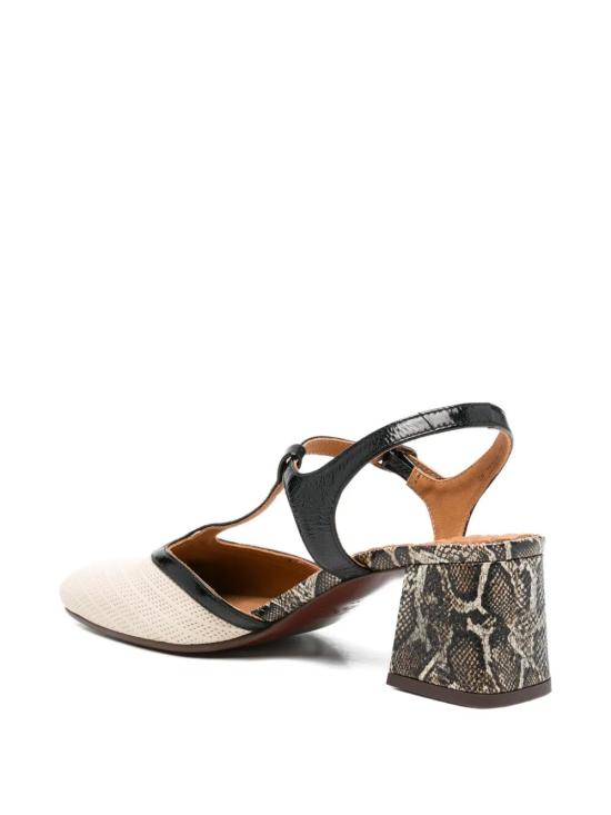 26SS 치에 미하라 힐/펌프스 VYCONTE NEGRO SERPIN NATUR - CHIE MIHARA