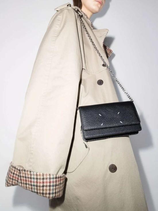 26SS 마르지엘라 WOC 체인 크로스바디 월렛 SA3UI0008P4455 BLACK - MAISON MARGIELA