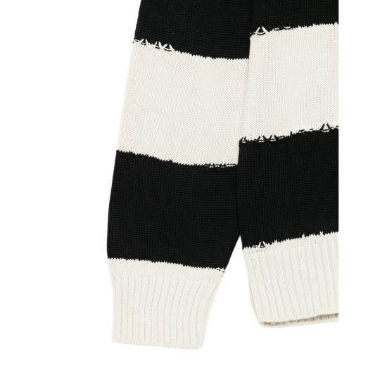 26SS 세븐 게이지 스웨터 PUL0130 111 GREY BLACK - SEVEN GAUGE