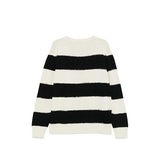 26SS 세븐 게이지 스웨터 PUL0130 111 GREY BLACK - SEVEN GAUGE