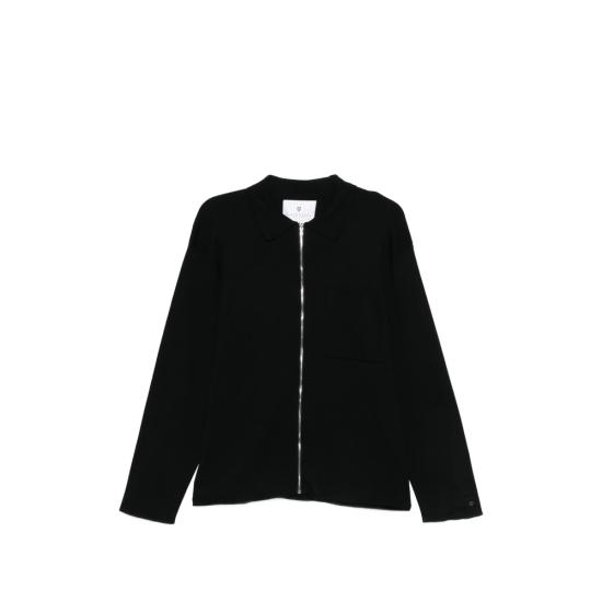 26SS 세븐 게이지 집업 니트 PUL0123 CS120 BLACK