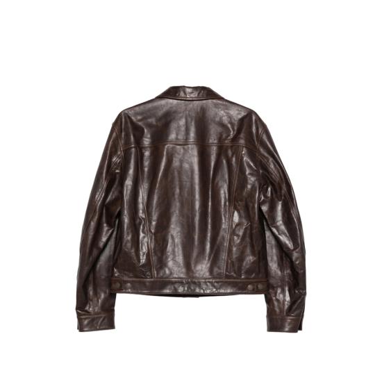 26SS 토니웩 가죽 자켓 BF12LJ302 BROWN - TONYWACK