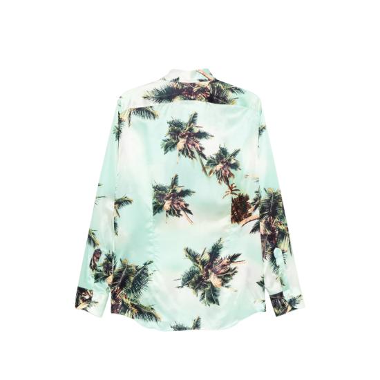 26SS 마짜렐리 긴팔 셔츠 47137 SETA LS HAWAI GREEN - MAZZARELLI