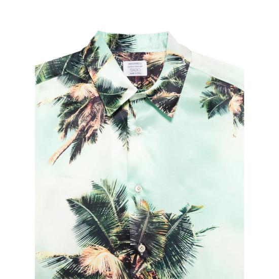 26SS 마짜렐리 긴팔 셔츠 47137 SETA LS HAWAI GREEN - MAZZARELLI